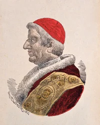 Porträt von Papst Gregor XVI. (1831-1846) (spätere Kolorierung)